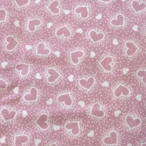 Roze met hartjes