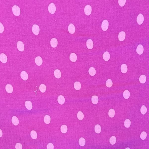 Paars met roze stip