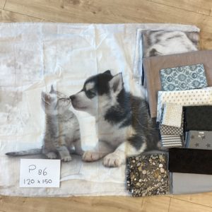 P86 1.20 x 1.50 Kitten en Pup